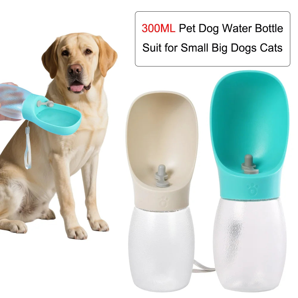 Portable Dog Water Bottle 300 ml For Outdoor Travel
