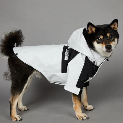 Capa de Chuva para Cães com Capuz Impermeável