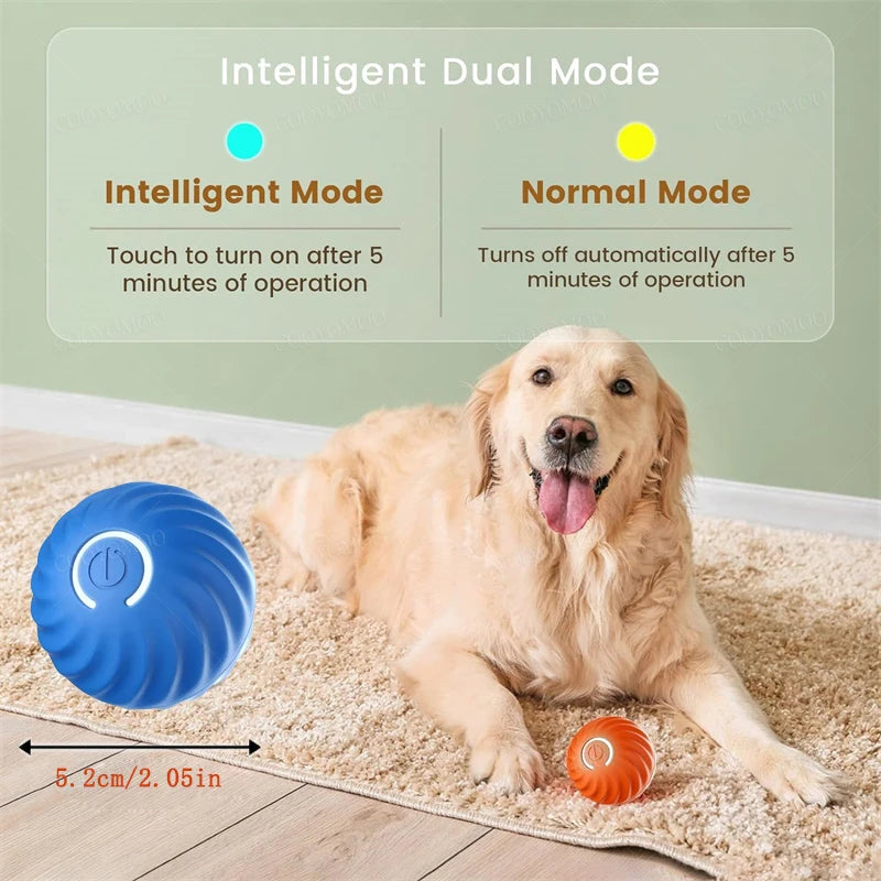 Interactive Smart Jumping Pet Ball – USB Rechargeable