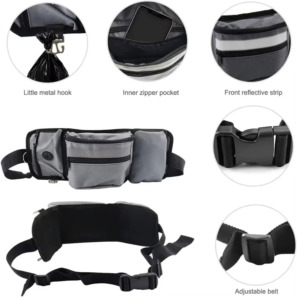 Dog Training Treat Waist Bag – Hands-Free Multi-Pocket Pouch