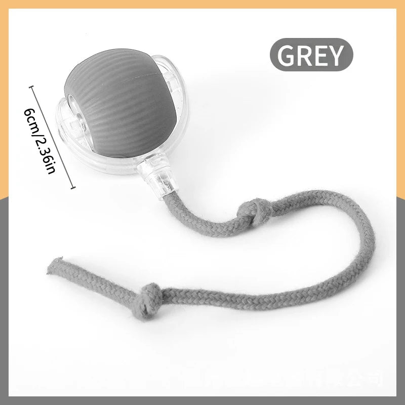 Grey S Color Interactive Smart Jumping Pet Ball – USB Rechargeable