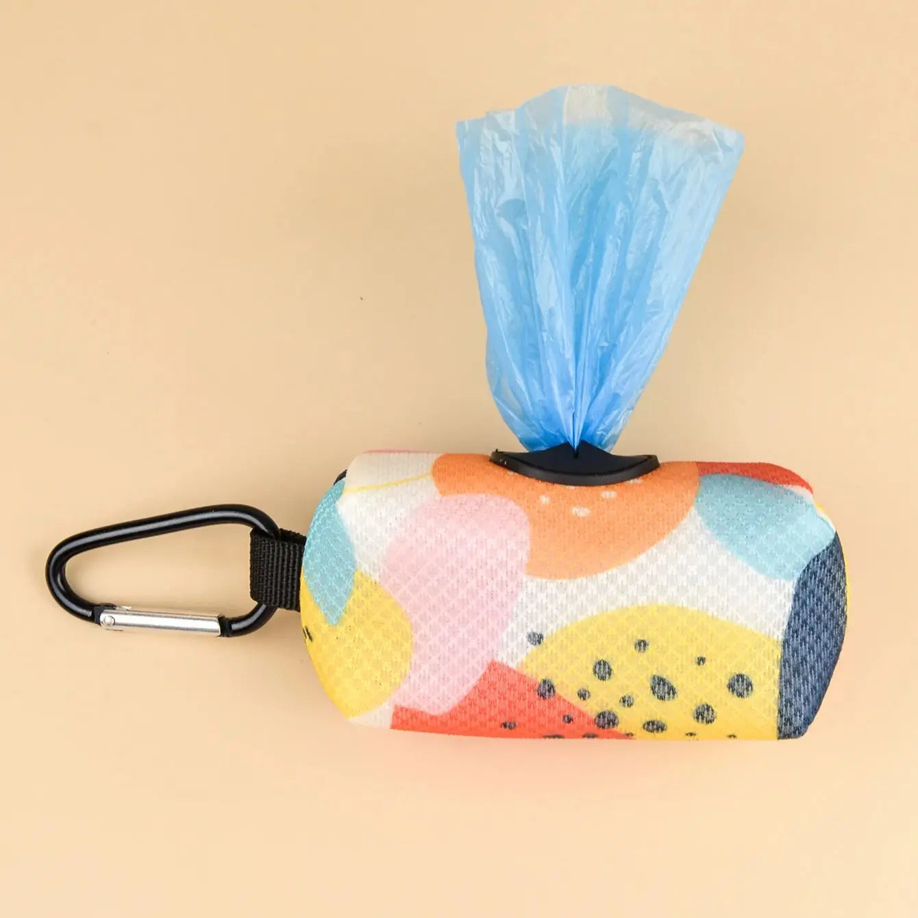 Abstract Print Dog Poop Bag Holder Dispenser Case