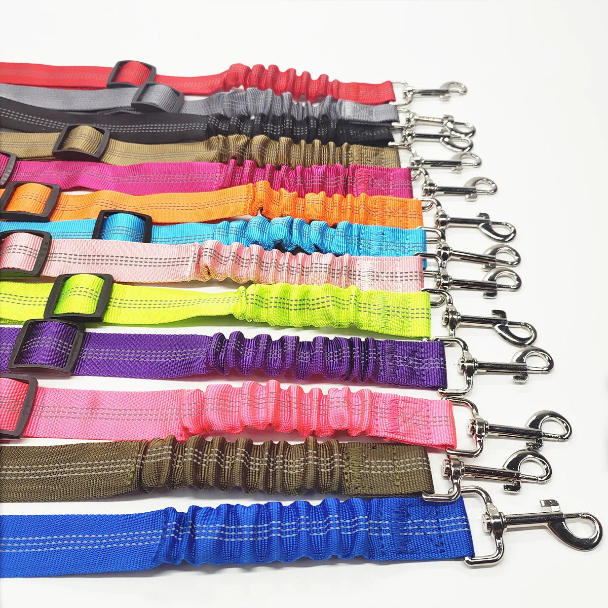 Adjustable Dog Car Seat Belt – Reflective, Shock-Absorbing