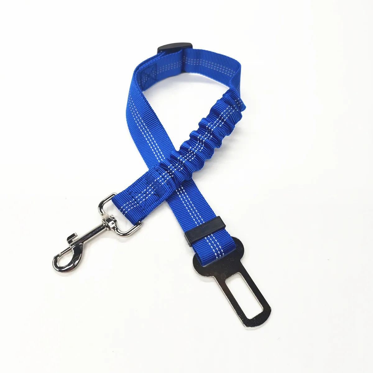 Adjustable Dog Car Seat Belt – Reflective, Shock-Absorbing