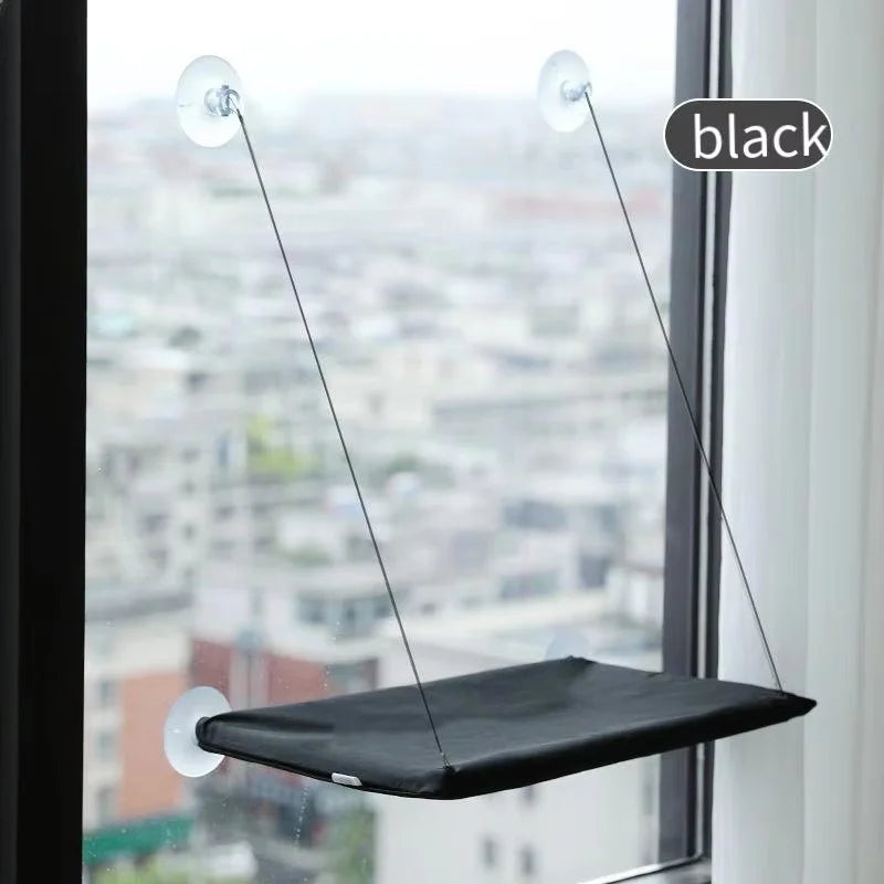 black Color Cat Window Hammock Bed With Strong Suction Cups