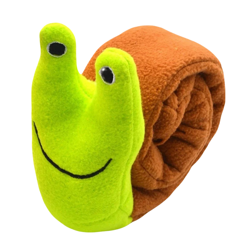 Dog Puzzle Snuffle Toy With Squeaker – Soft Fleece