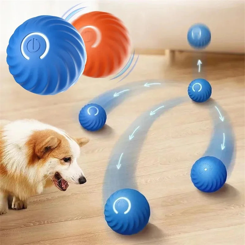 Interactive Smart Jumping Pet Ball – USB Rechargeable