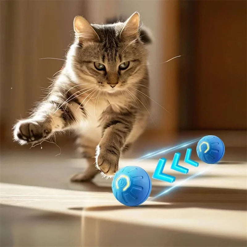 Interactive Smart Jumping Pet Ball – USB Rechargeable