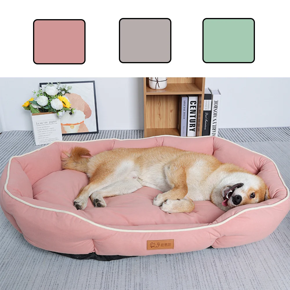 Corduroy Pet Sofa Bed – Cozy Cushion for Dogs and Cats