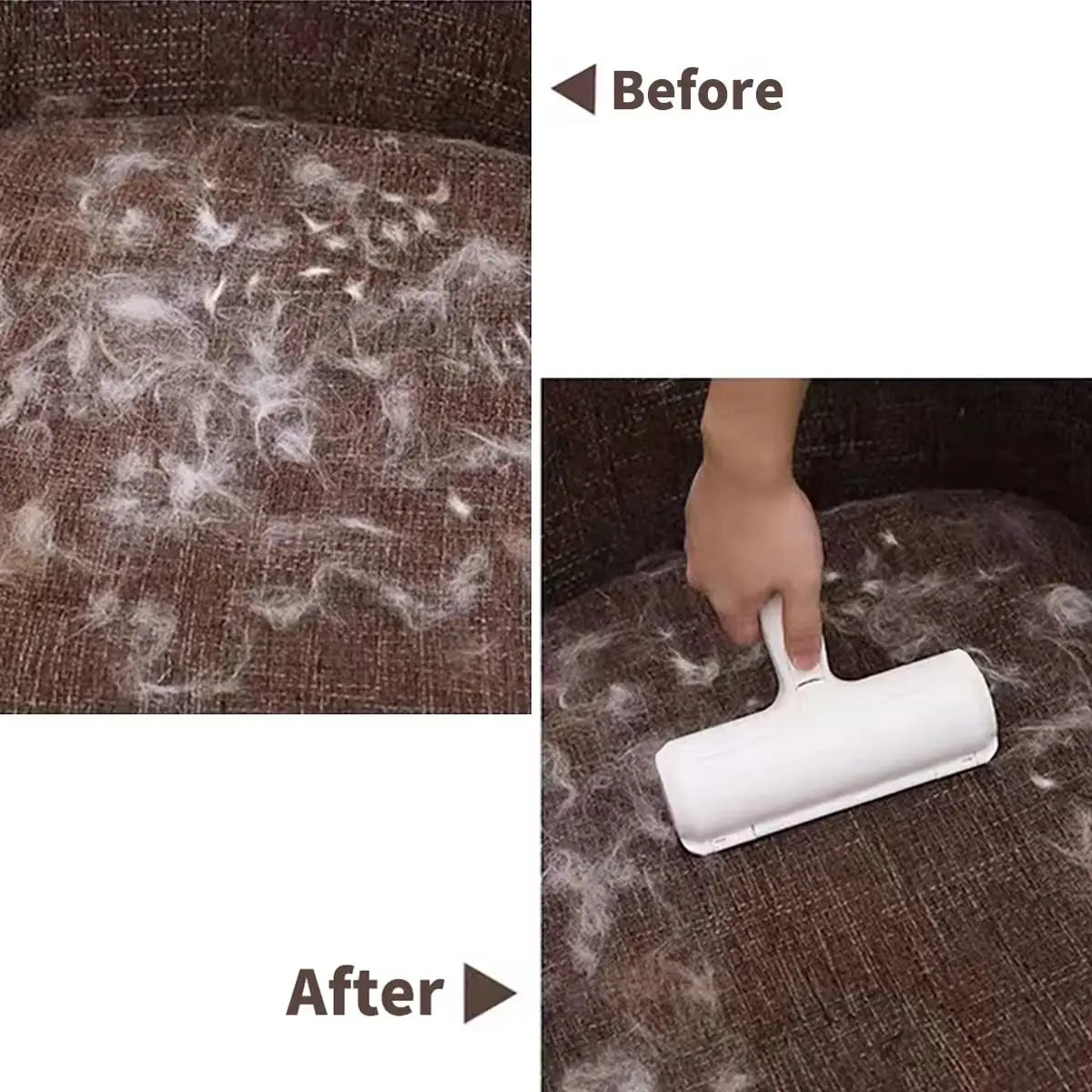 Reusable Pet Hair Remover Roller for Furniture & Fabrics