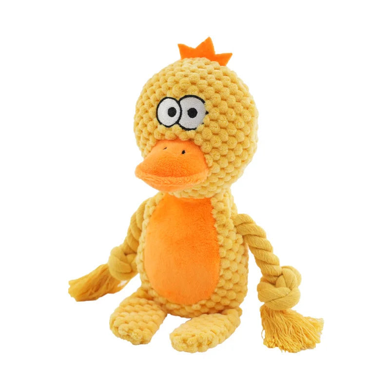 Plush Squeaky Dog Toy – Bite-Resistant Sounding Chew