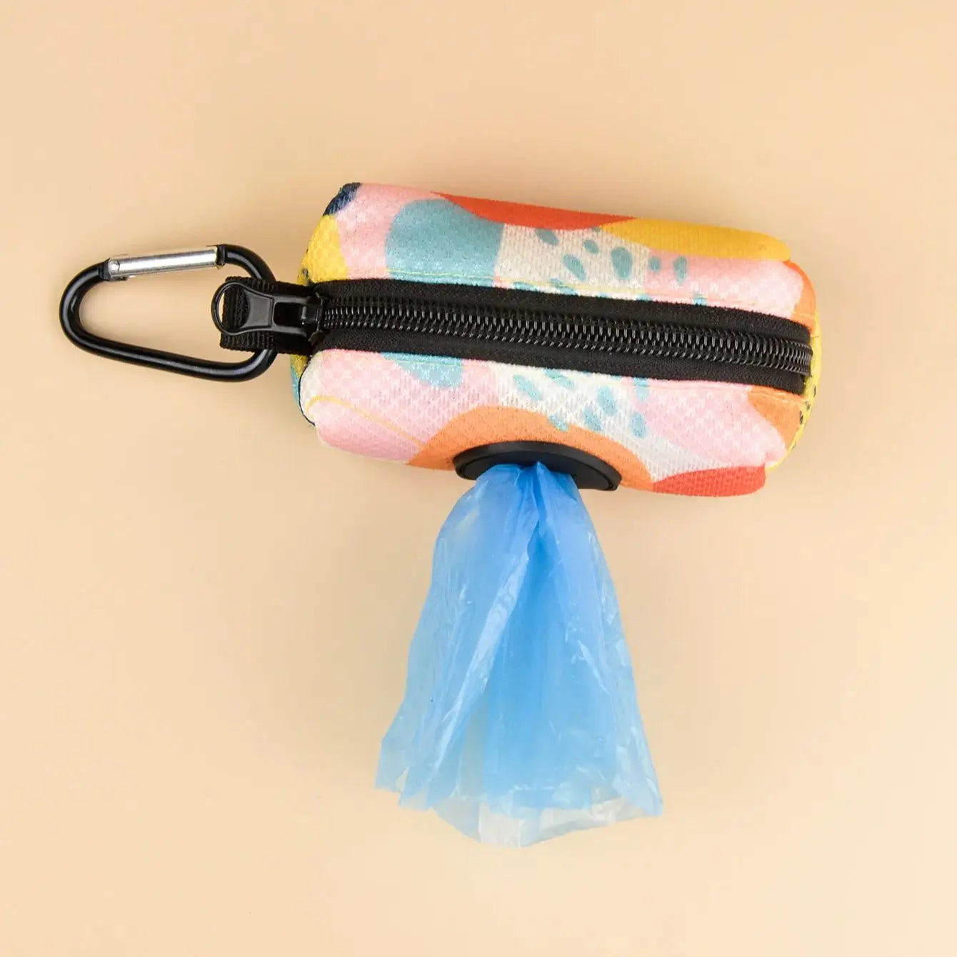 Abstract Print Dog Poop Bag Holder Dispenser Case