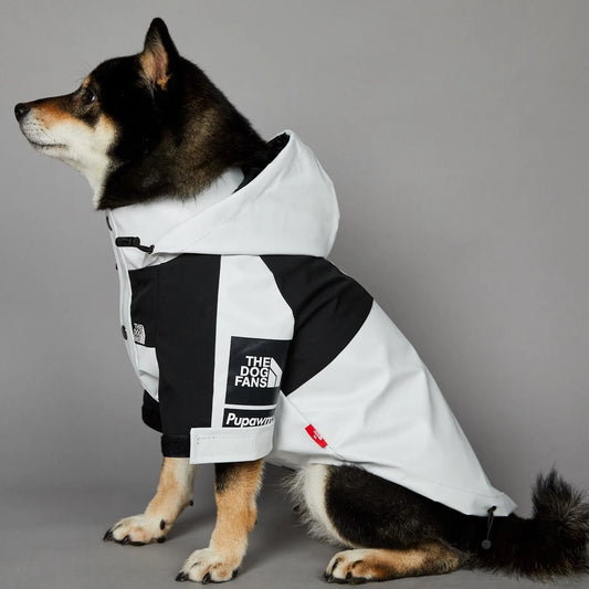 Capa de Chuva para Cães com Capuz Impermeável