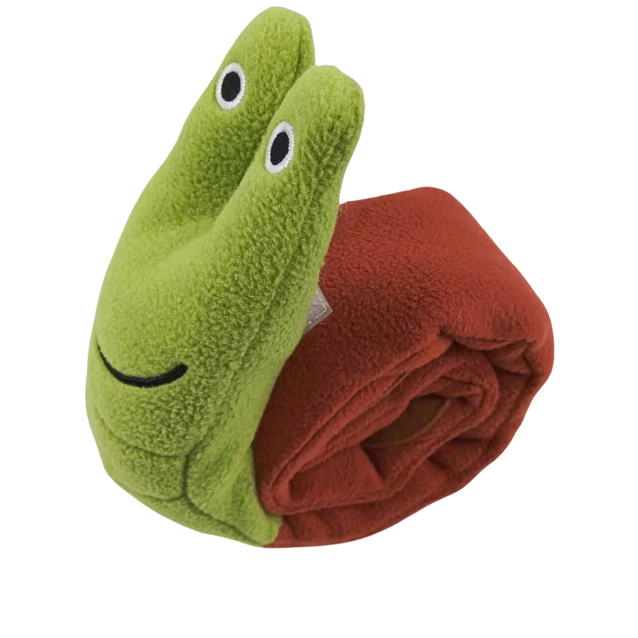 Brown Color Dog Puzzle Snuffle Toy With Squeaker – Soft Fleece