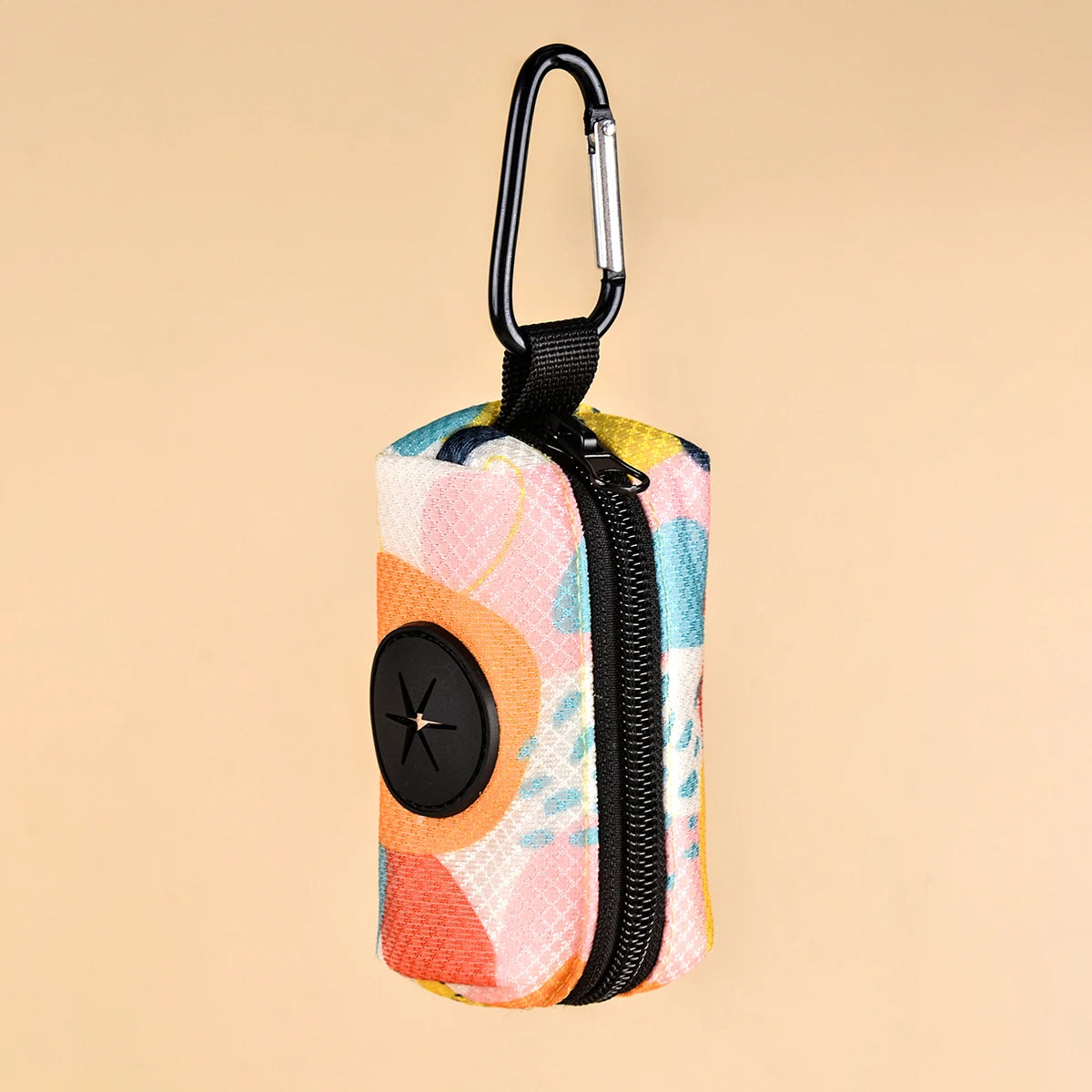 Abstract Print Dog Poop Bag Holder Dispenser Case