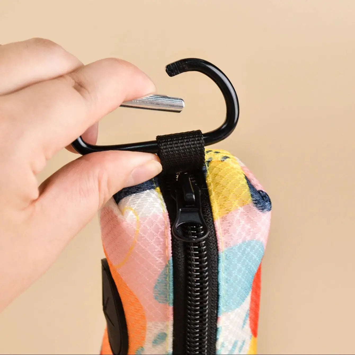 Abstract Print Dog Poop Bag Holder Dispenser Case