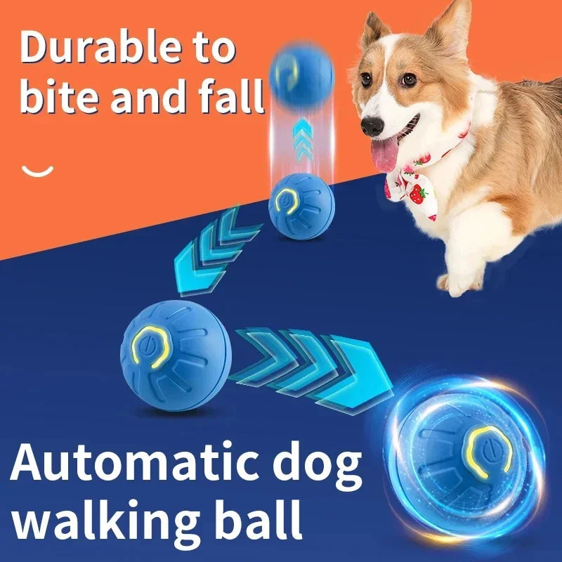 Interactive Smart Jumping Pet Ball – USB Rechargeable
