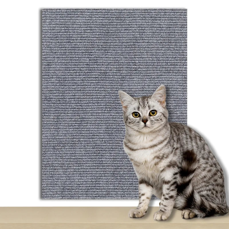 Light grey Color Couch Cat Scratch Guard Protector Mat For Furniture