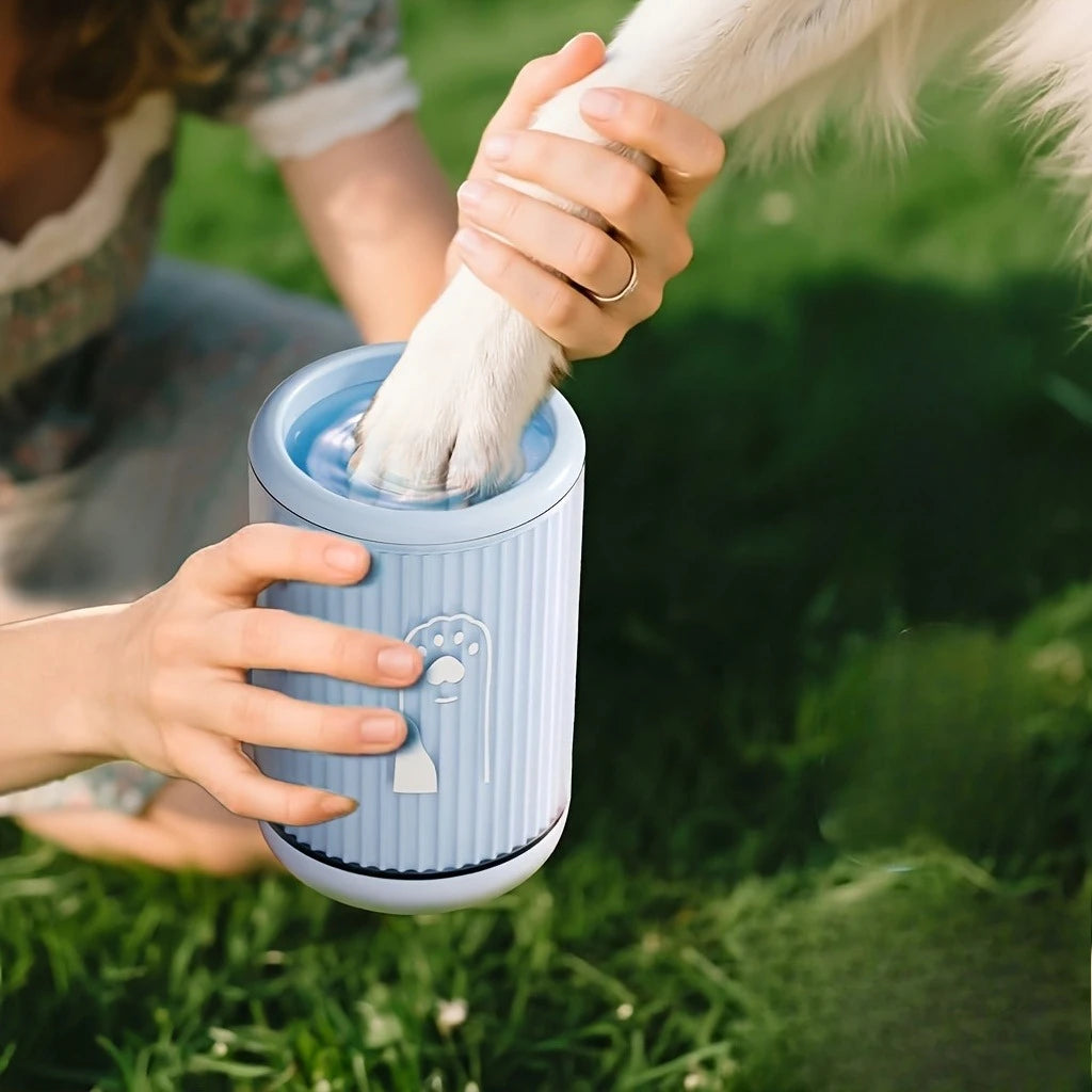 2-in-1 Dog Paw Washing Cup With Quick-Dry Towels