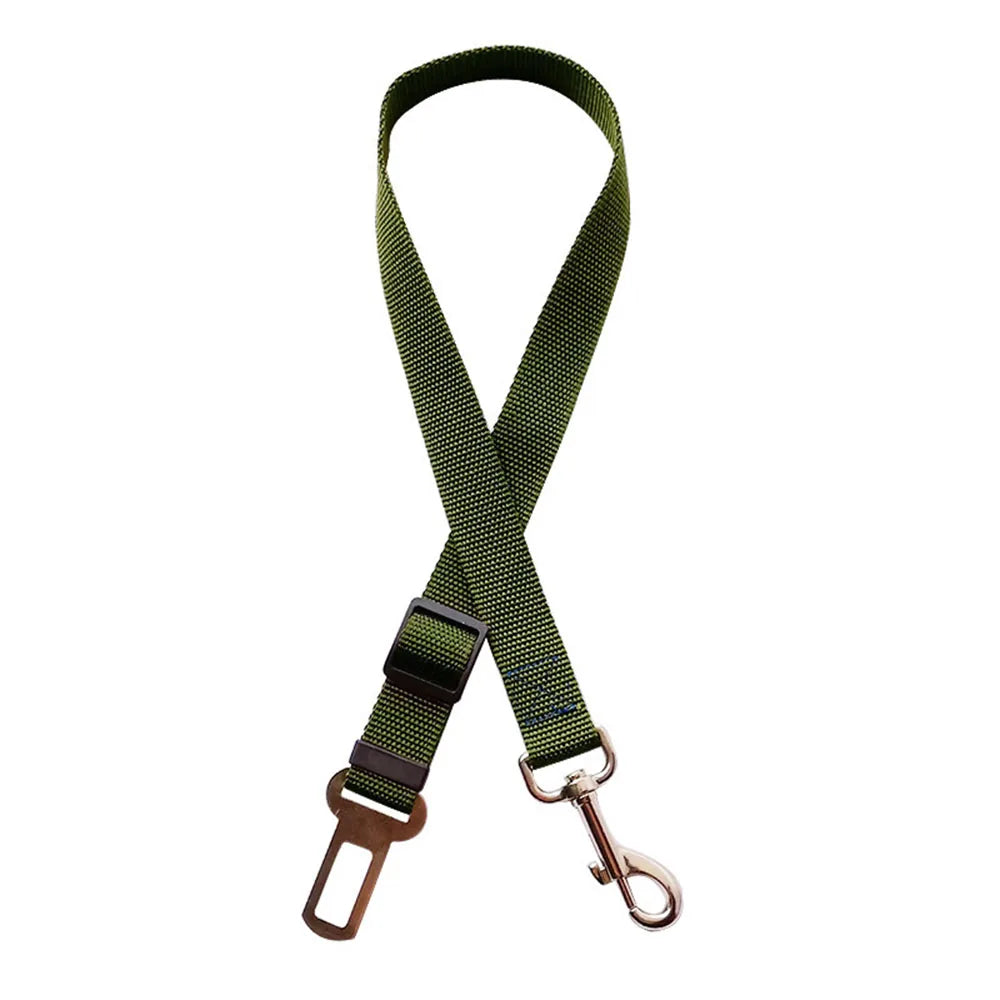CWQY-4-AG Color Adjustable Dog Car Seat Belt – Reflective, Shock-Absorbing