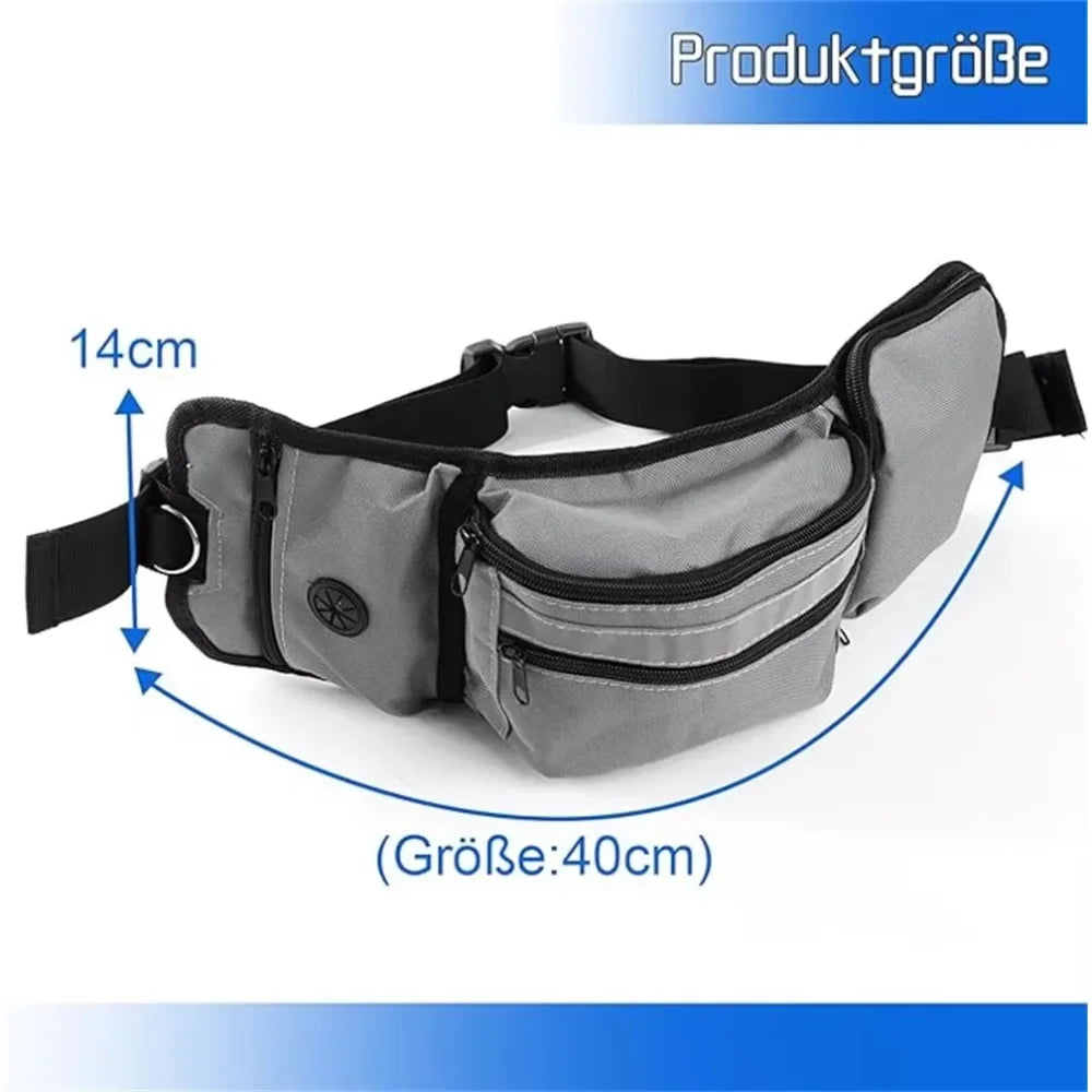 Dog Training Treat Waist Bag – Hands-Free Multi-Pocket Pouch