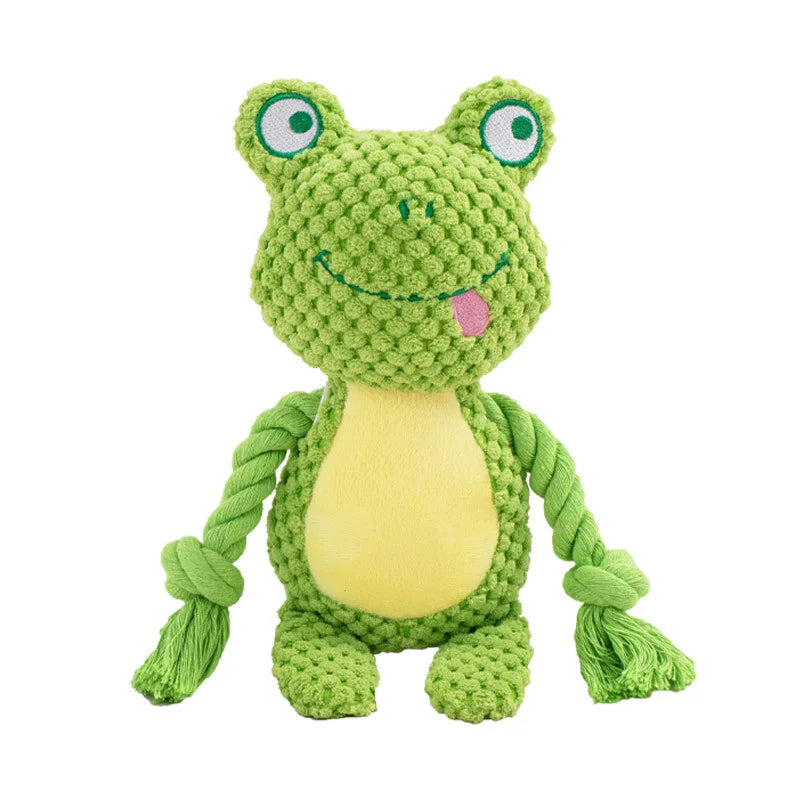 Plush Squeaky Dog Toy – Bite-Resistant Sounding Chew