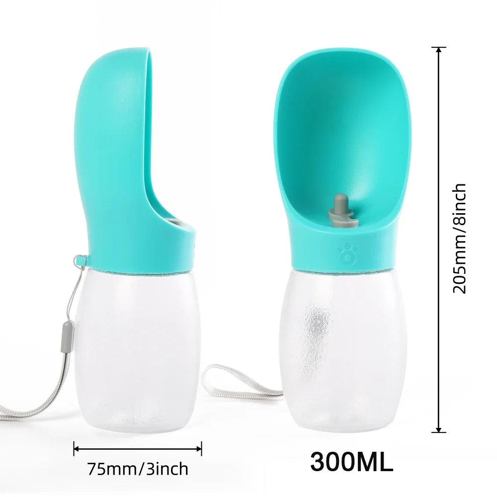 Portable Dog Water Bottle 300 ml For Outdoor Travel