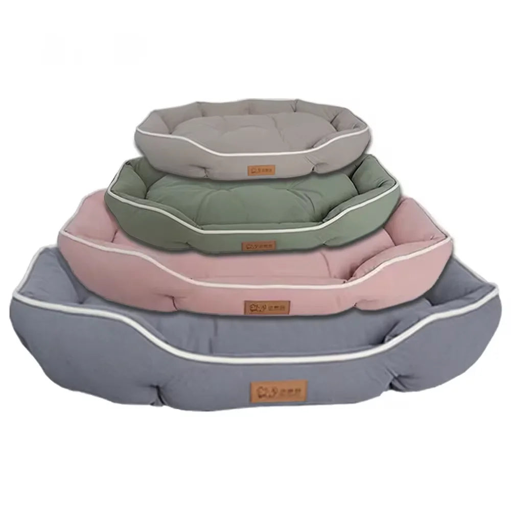 Corduroy Pet Sofa Bed – Cozy Cushion for Dogs and Cats